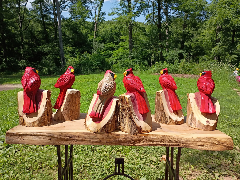 10" Cardinal Couple