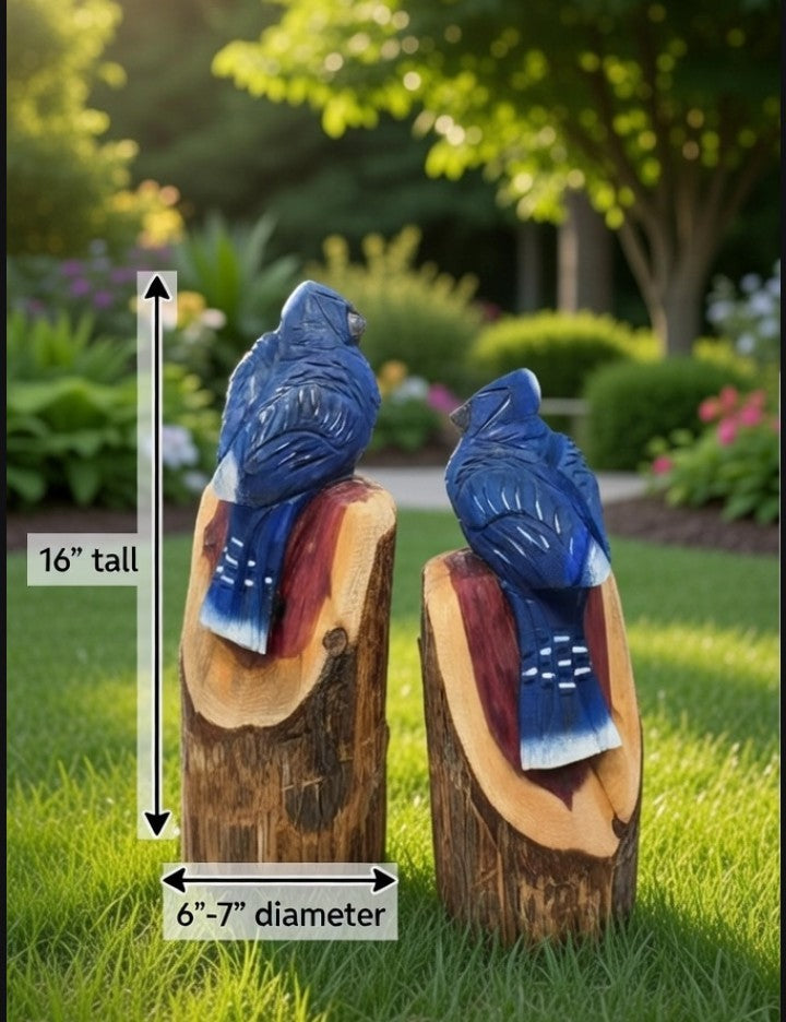 Blue Jay Couple (pair)